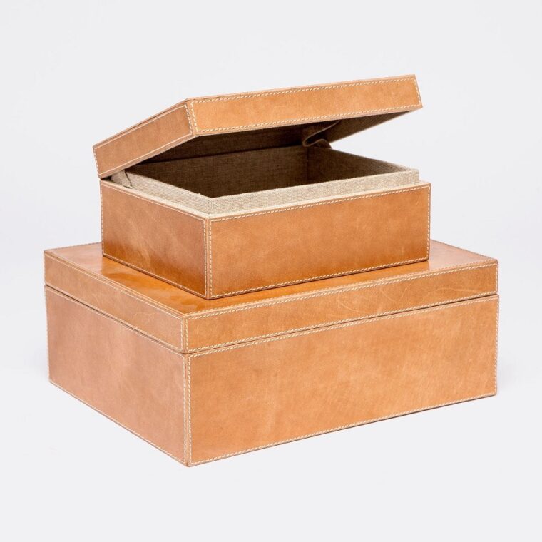Tedan Leather Boxes