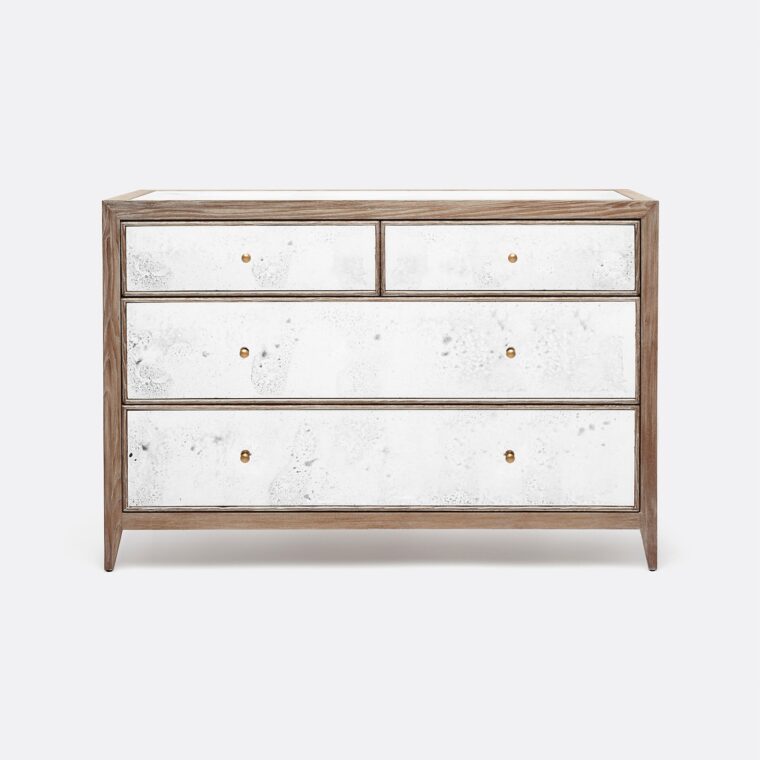 Nia Antiqued Mirror Dresser - Image 3