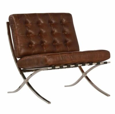 Valencia Tufted Leather Chair