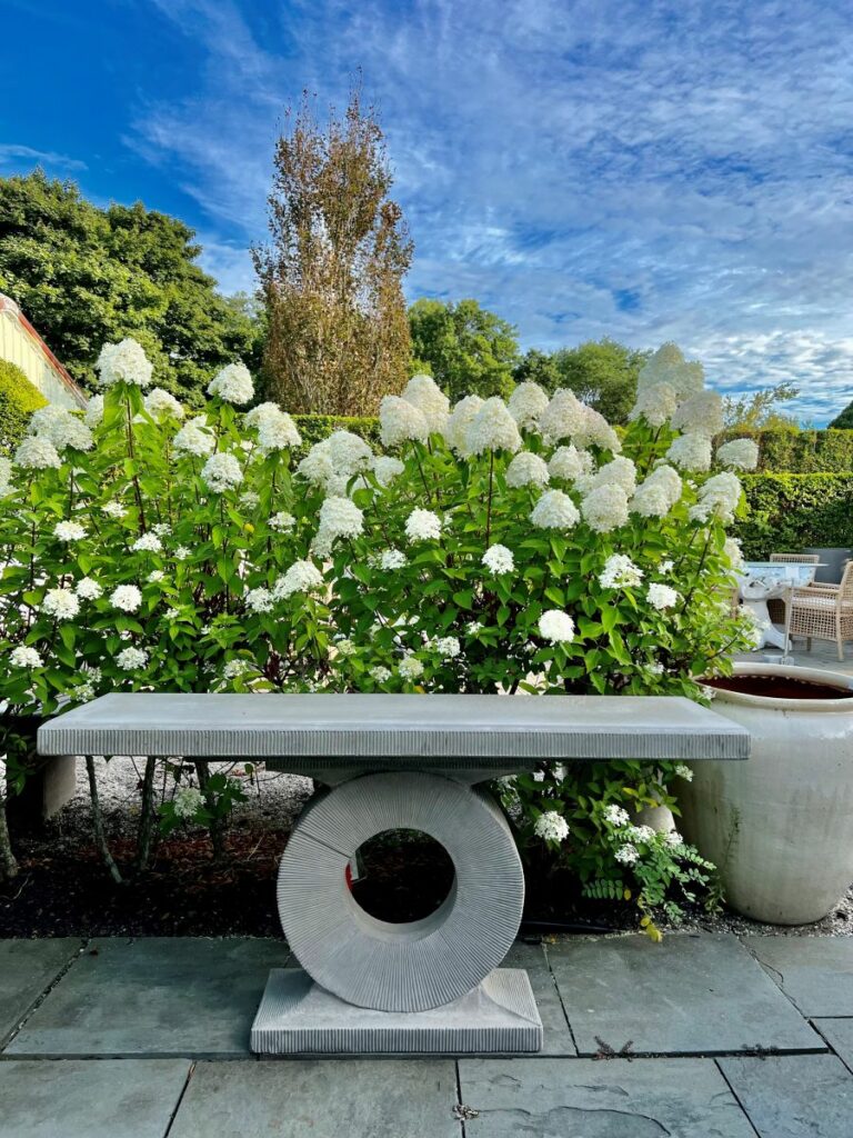 Outdoor Ring Concrete Console Mecox Gardens