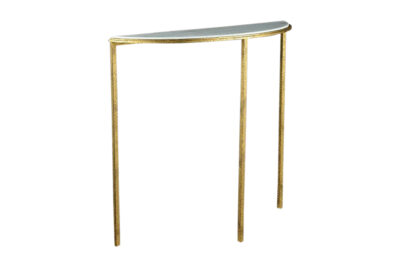 Curved Front Console Demi Lune Table