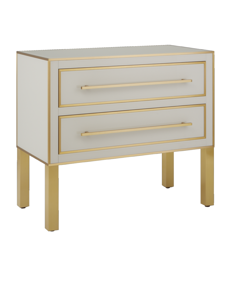 Aimee Painted Glass Dresser
