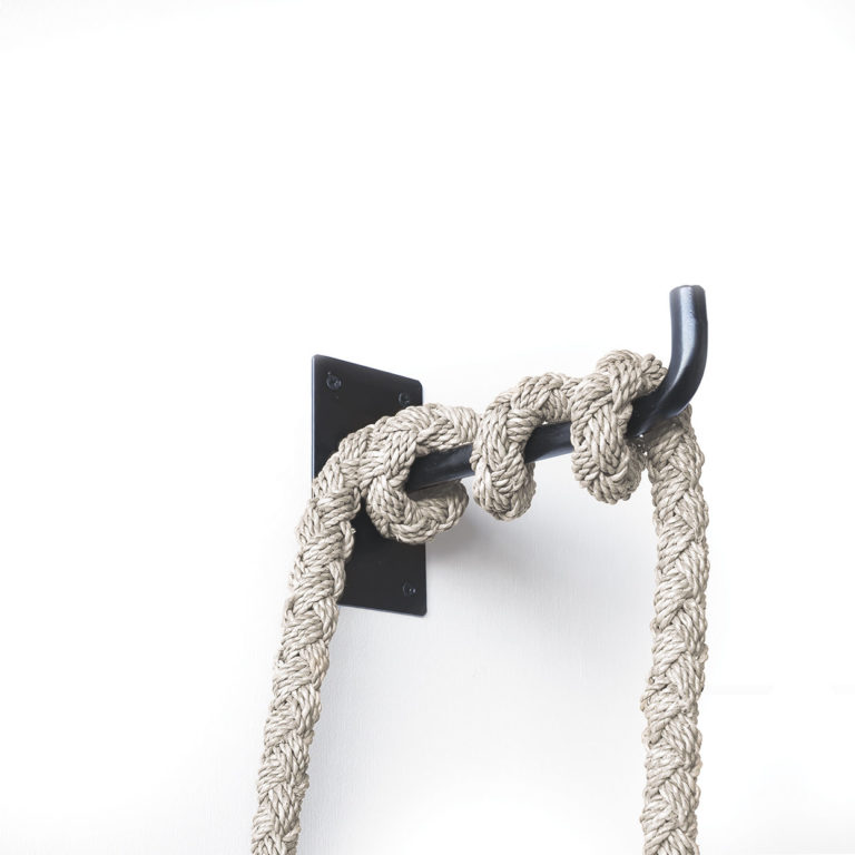 Rattan and Rope Hanging Wall Pendant Mecox Gardens