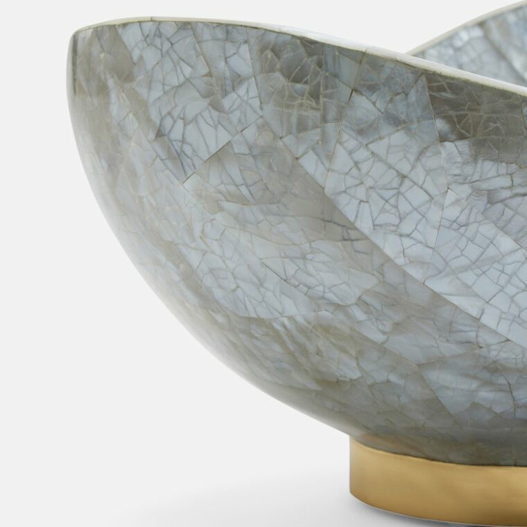Curved Oval Shell Bowls
