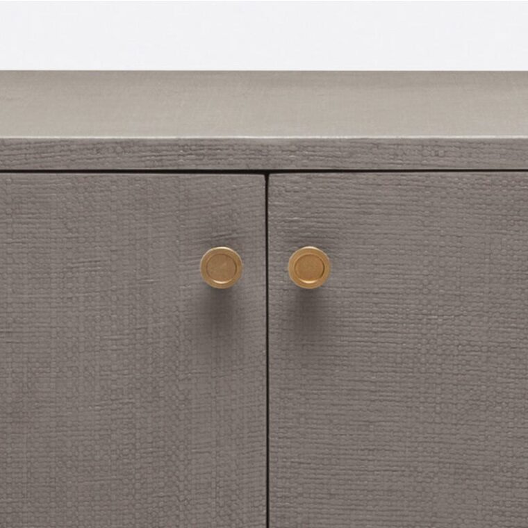 Franco Faux Raffia 3 Door Buffet - Image 11