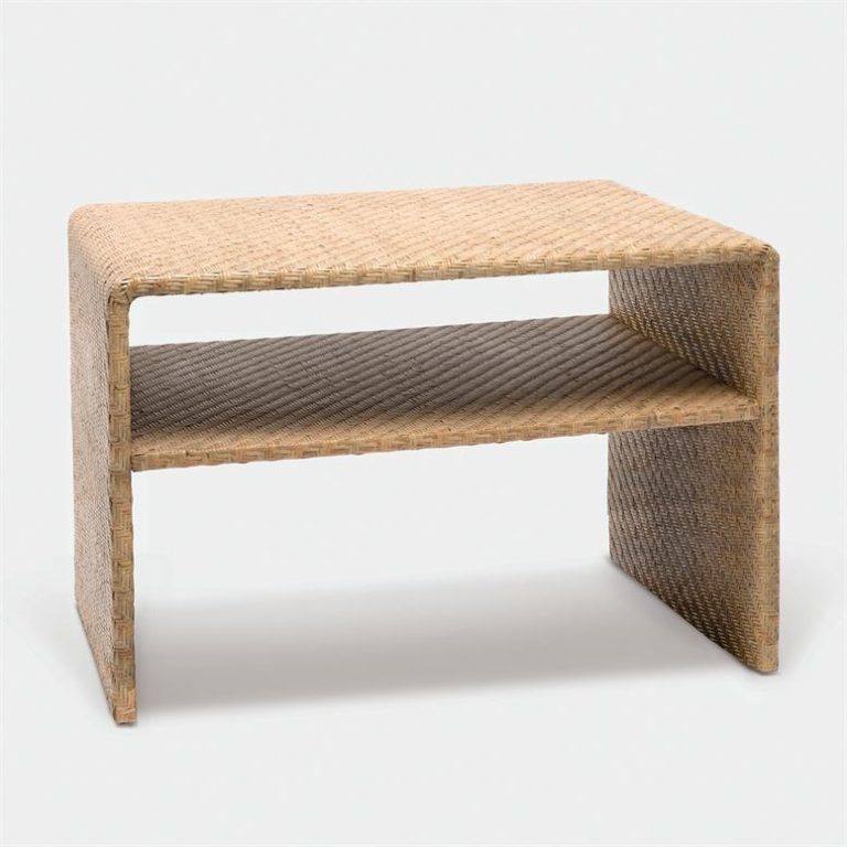 Narrow Rattan Consoles Mecox Gardens