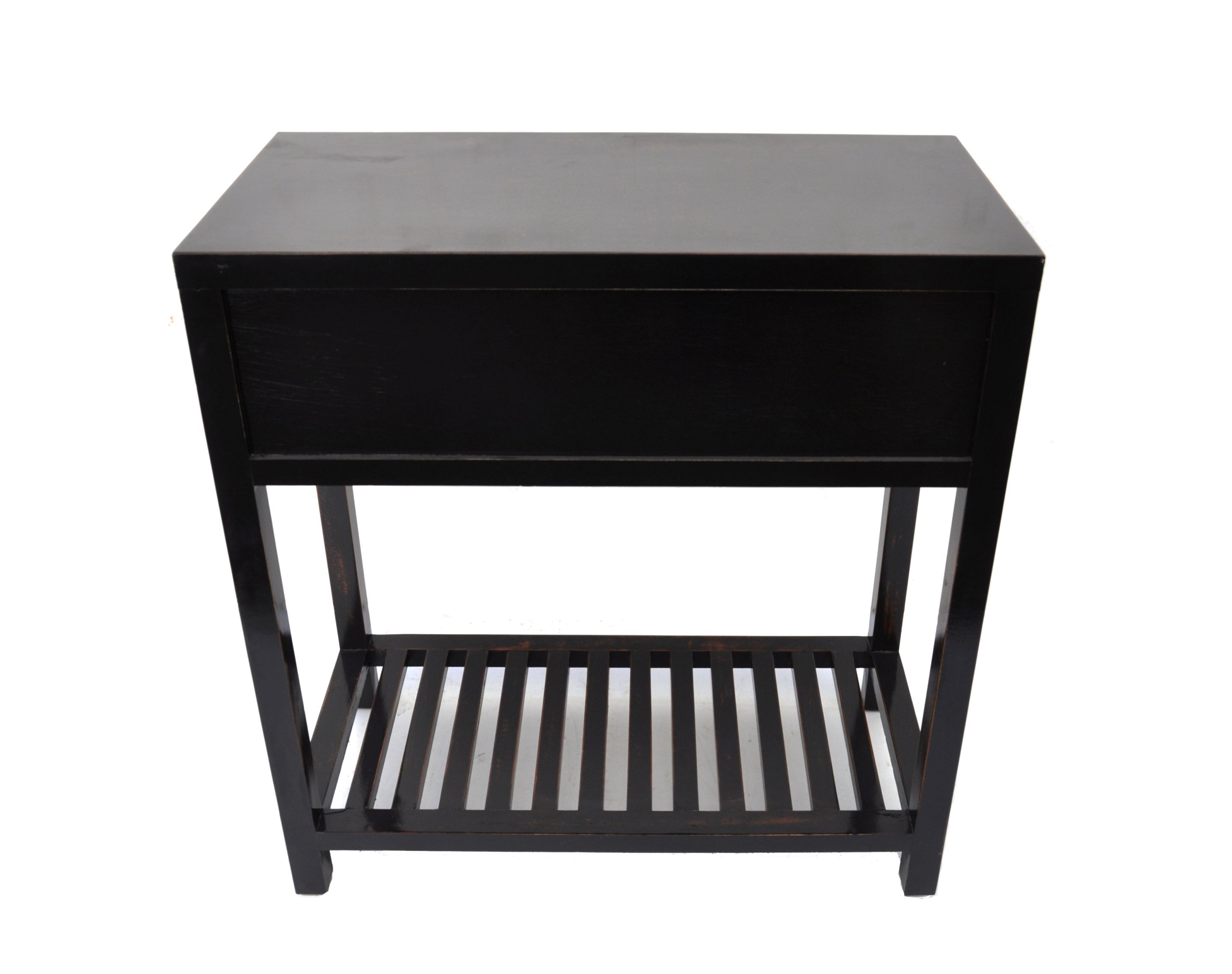 Black Lacquer Nightstand Mecox Gardens