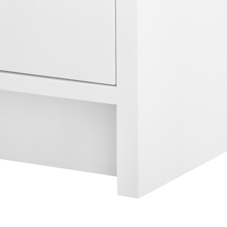 Bryson Linen 3 Drawer Side Table - Image 10