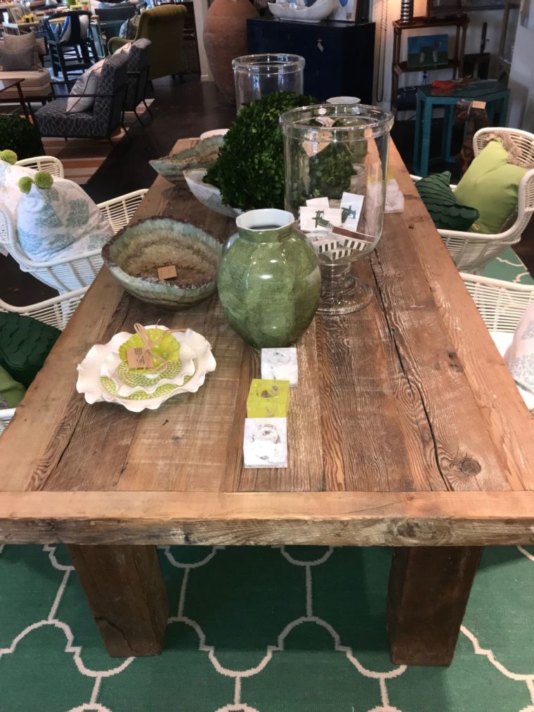 Reclaimed Wood Dining Table - Image 4