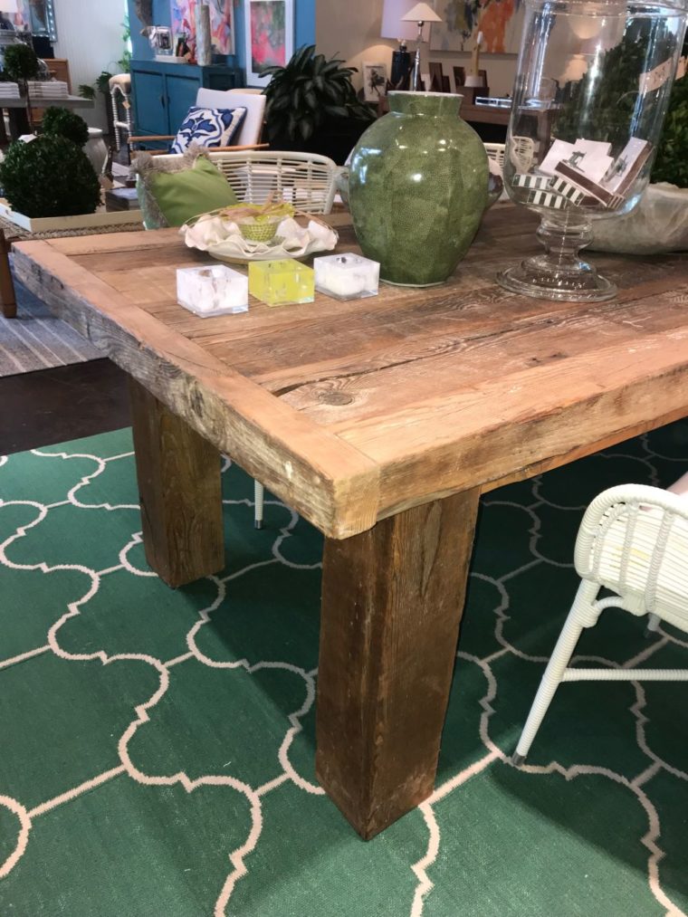 Reclaimed Wood Dining Table - Image 3