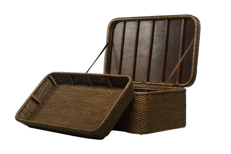 Saranac Woven Trunk Coffee Table Mecox Gardens