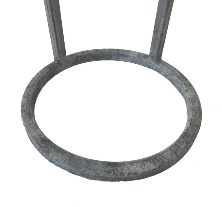 Circular Travertine Side Table - Image 5