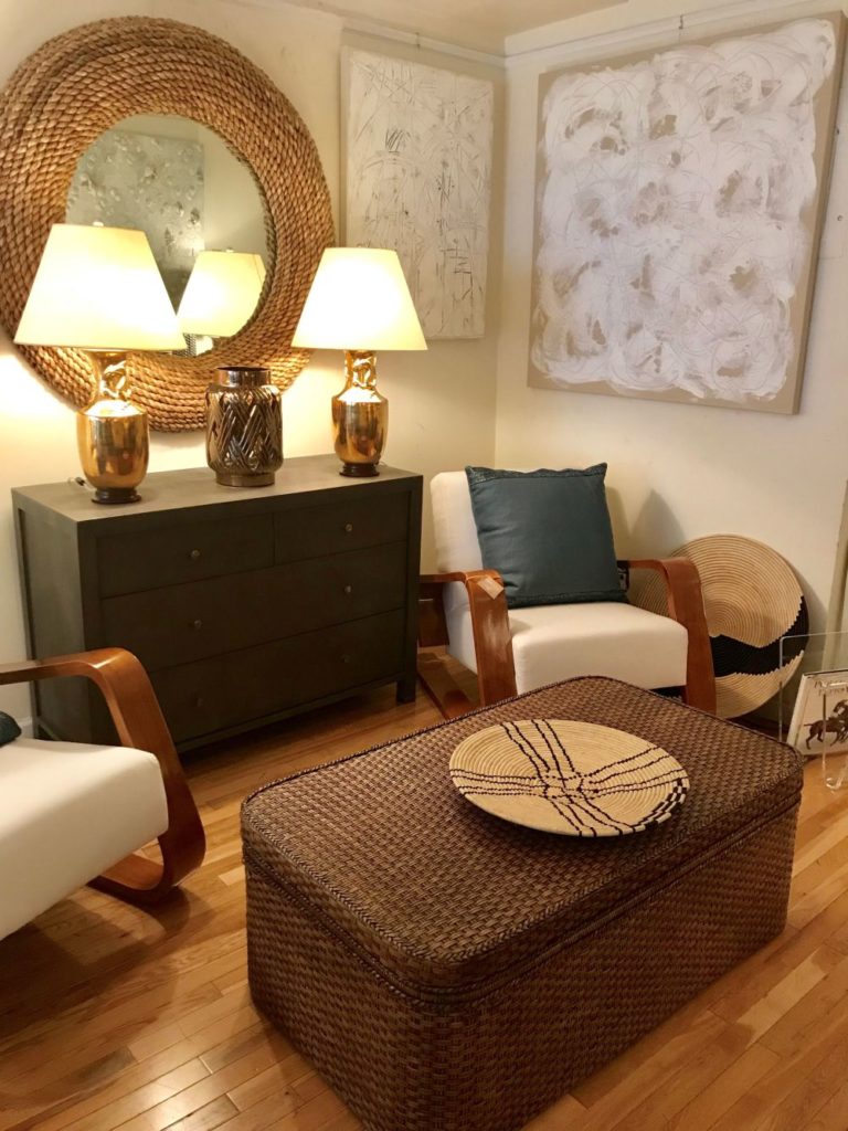 Saranac Woven Trunk Coffee Table Mecox Gardens