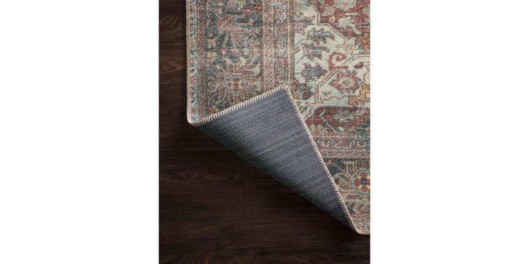 Brick Multi Colored Area Rug - Image 3