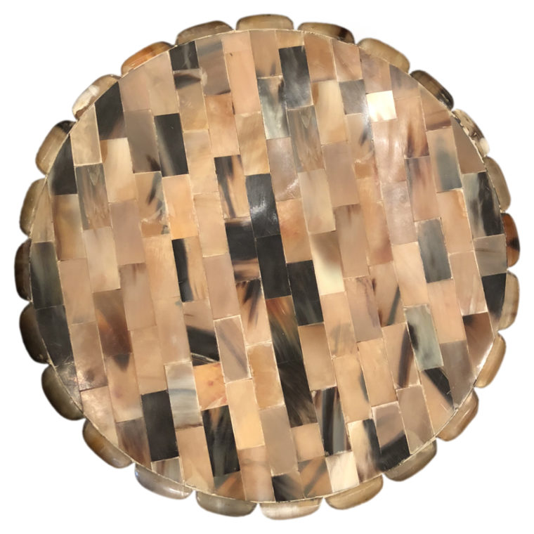 Pieced Horn Bubble Stool - Image 2