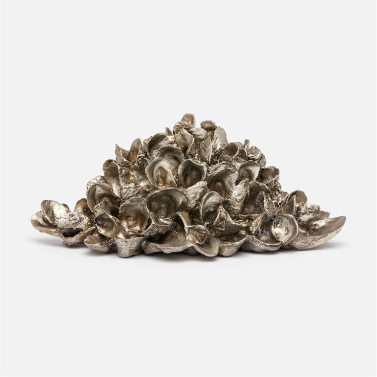 Resin Oyster Shell Sculpture - Image 4