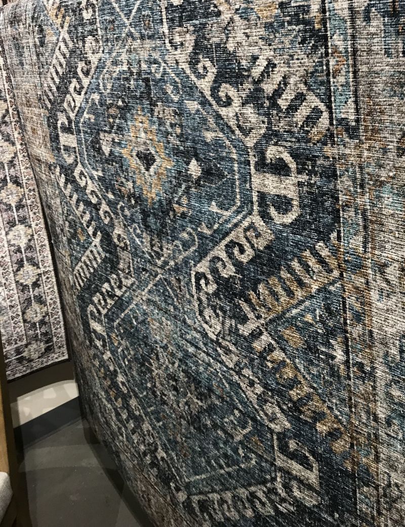 Denim and Natural Area Rug Mecox Gardens