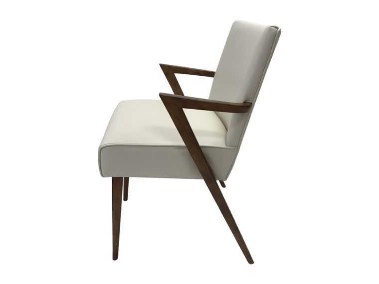 Reedition Mid-Century Style Leather Dining Chair - Image 5
