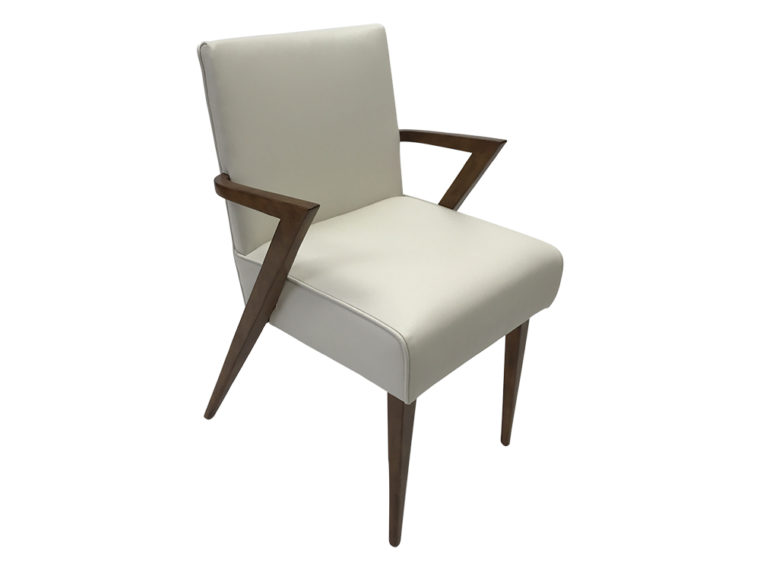 Reedition Mid-Century Style Leather Dining Chair - Image 7