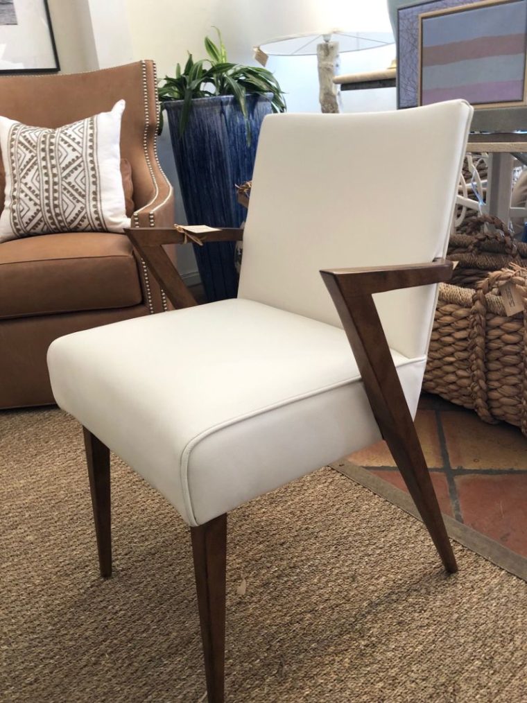 Reedition Mid-Century Style Leather Dining Chair - Image 11