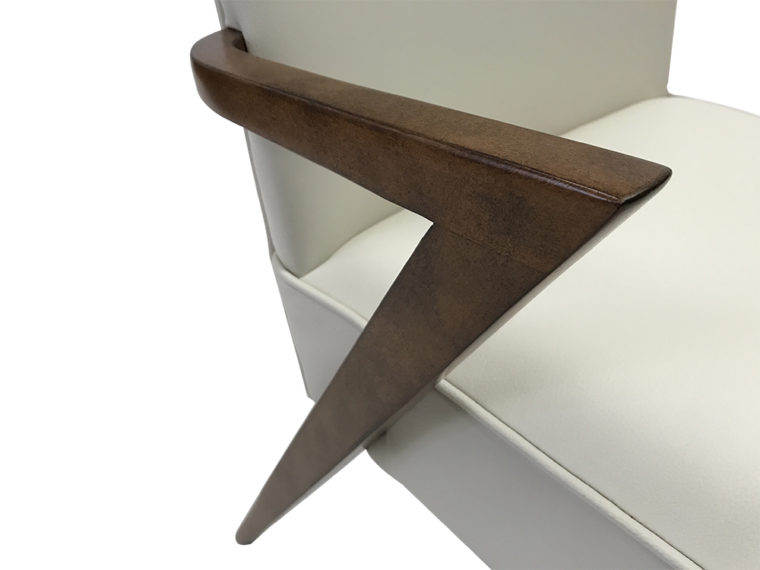 Reedition Mid-Century Style Leather Dining Chair - Image 10