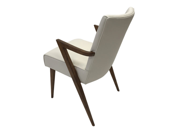 Reedition Mid-Century Style Leather Dining Chair - Image 3