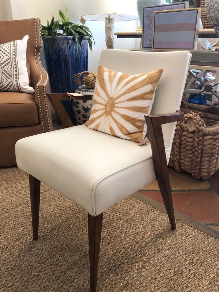 Reedition Mid-Century Style Leather Dining Chair - Image 12