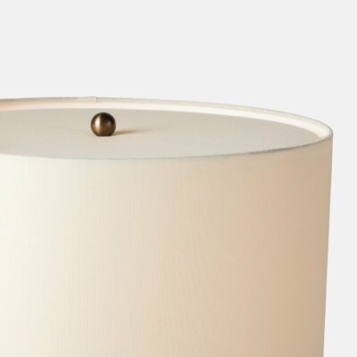 Retro Leather Pillar Lamp - Mecox Gardens