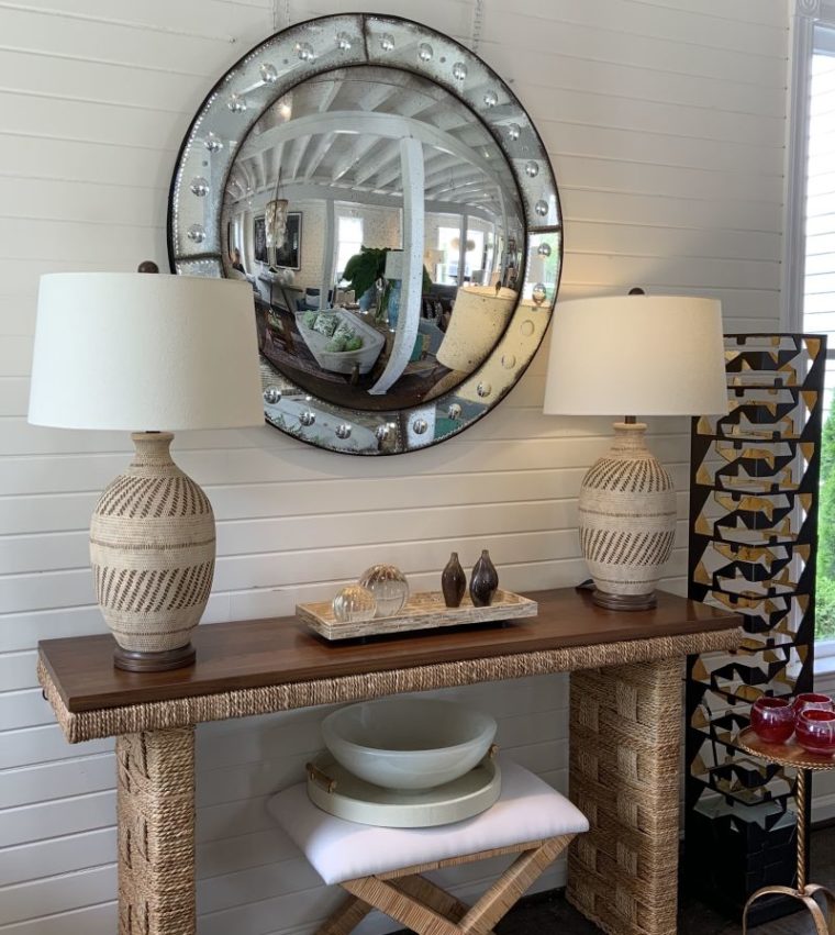 Round Convex Aged Venetian Style Mirror - Image 10
