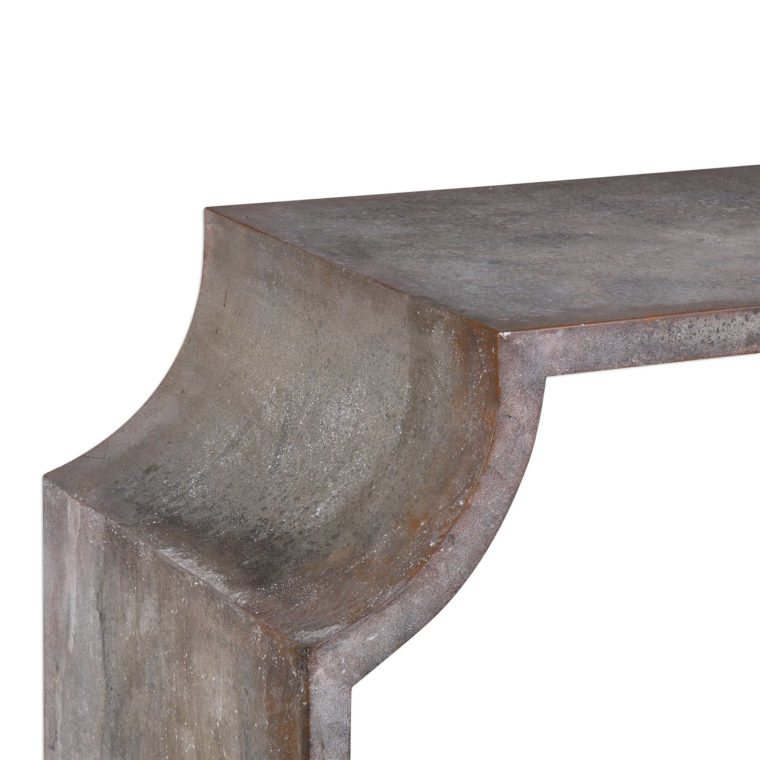 Burton Scroll Zinc Finished Console - Image 2