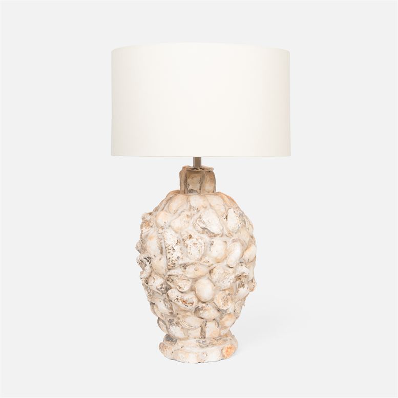 Oyster Shell Table Lamps - Mecox Gardens