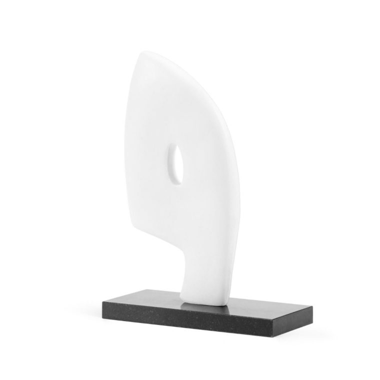 Plaster White Sail Statue