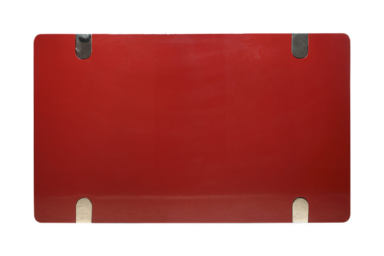 Chapman Red Lacquered Coffee Table - Image 4