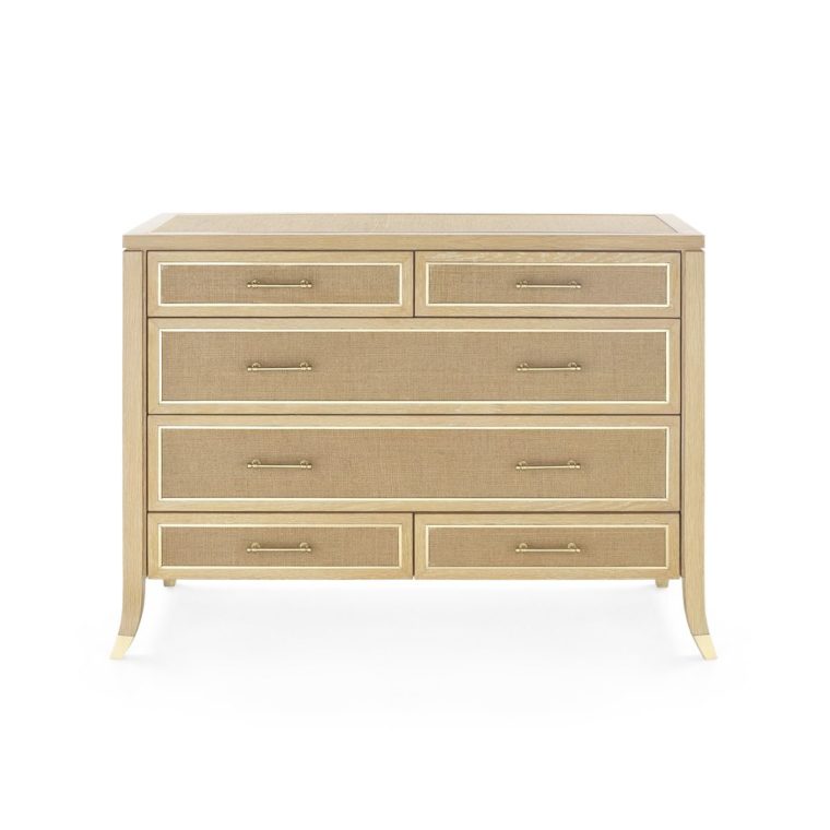 Natural Oak and Jute Dresser - Image 7