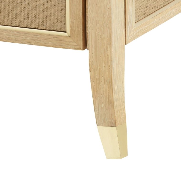 Natural Oak and Jute Dresser - Image 5