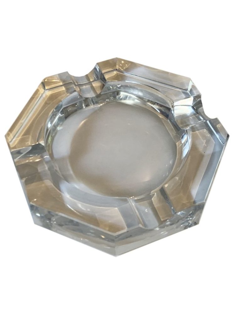 Vintage Baccarat Crystal Ashtray Mecox Gardens