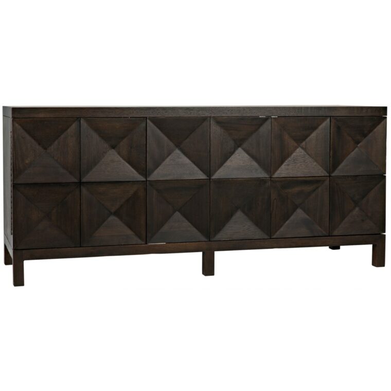 Dark Walnut Quadrant Buffet - Image 5