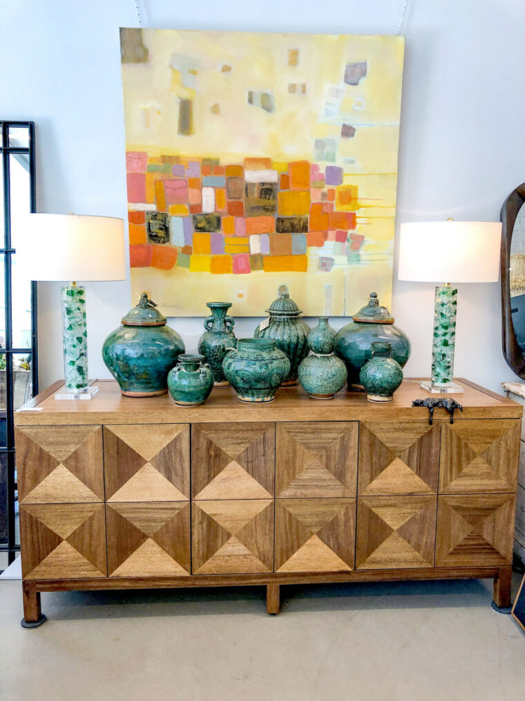 Dark Walnut Quadrant Buffet