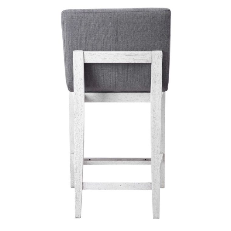 Azor Charcoal and White Counter Stool - Image 3