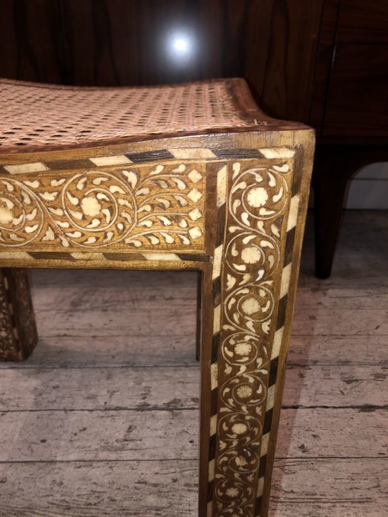 Mother of Pearl Inlaid Stool - Image 3