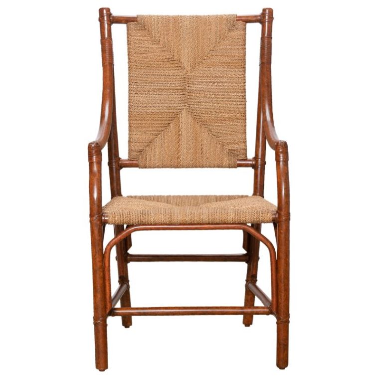 Charlotte Tortoise Rattan Arm Chair - Image 2