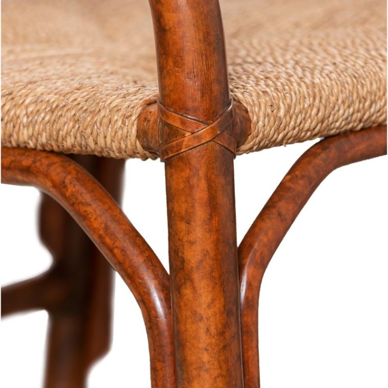 Charlotte Tortoise Rattan Arm Chair - Image 6
