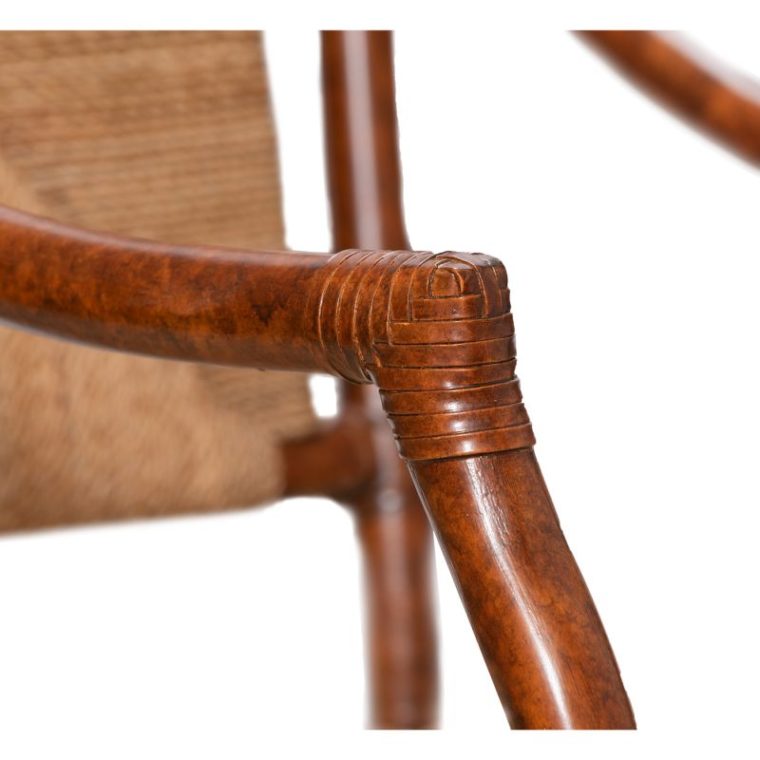 Charlotte Tortoise Rattan Arm Chair - Image 8