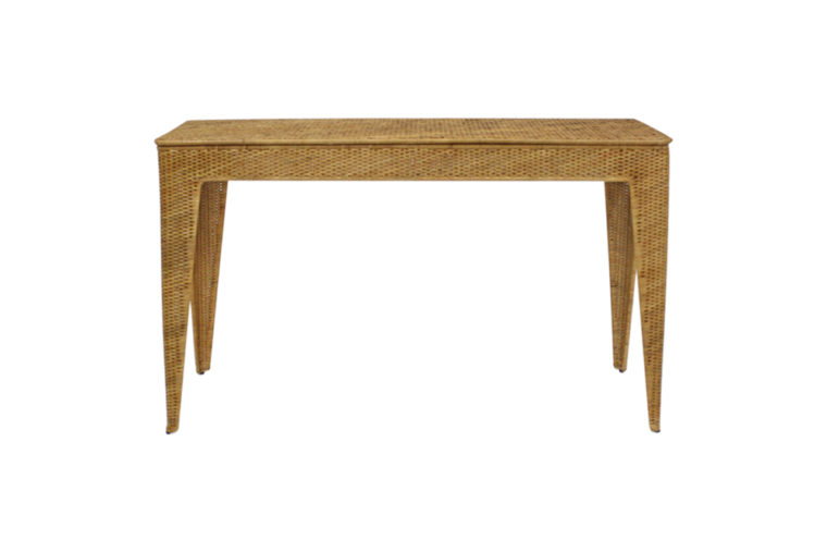 Saranac Woven Rattan Console - Image 2