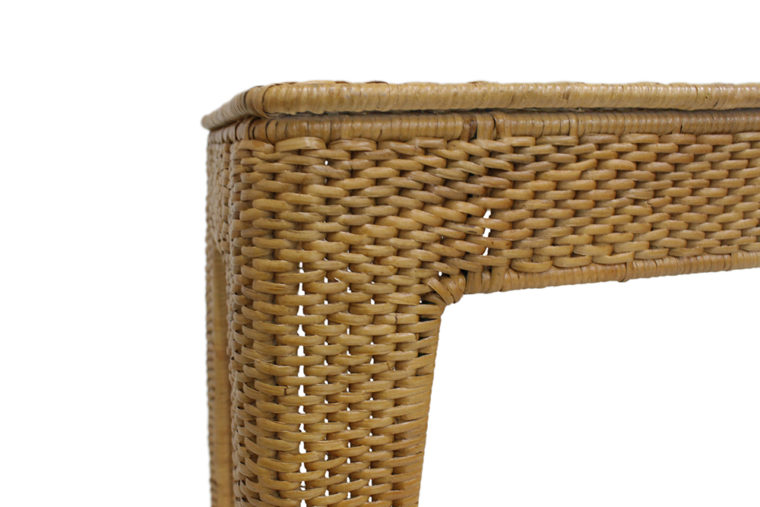 Saranac Woven Rattan Console - Image 5