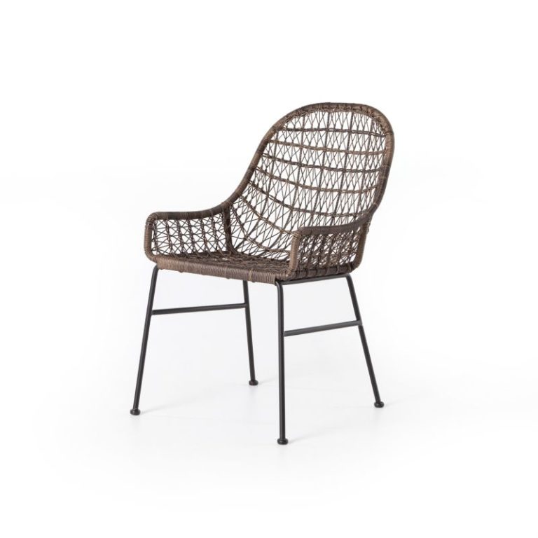 Outdoor Modern Wicker Dining Chair Mecox Gardens