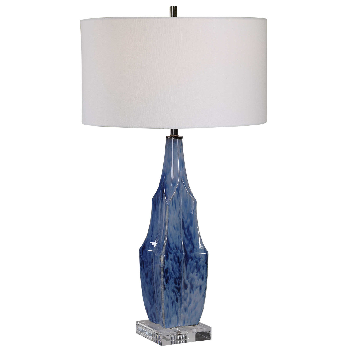 Ever Indigo Blue Table Lamp Mecox Gardens