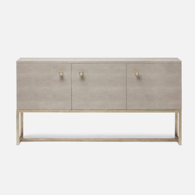 3 Door Kincaid Faux Shagreen Buffet - Image 12