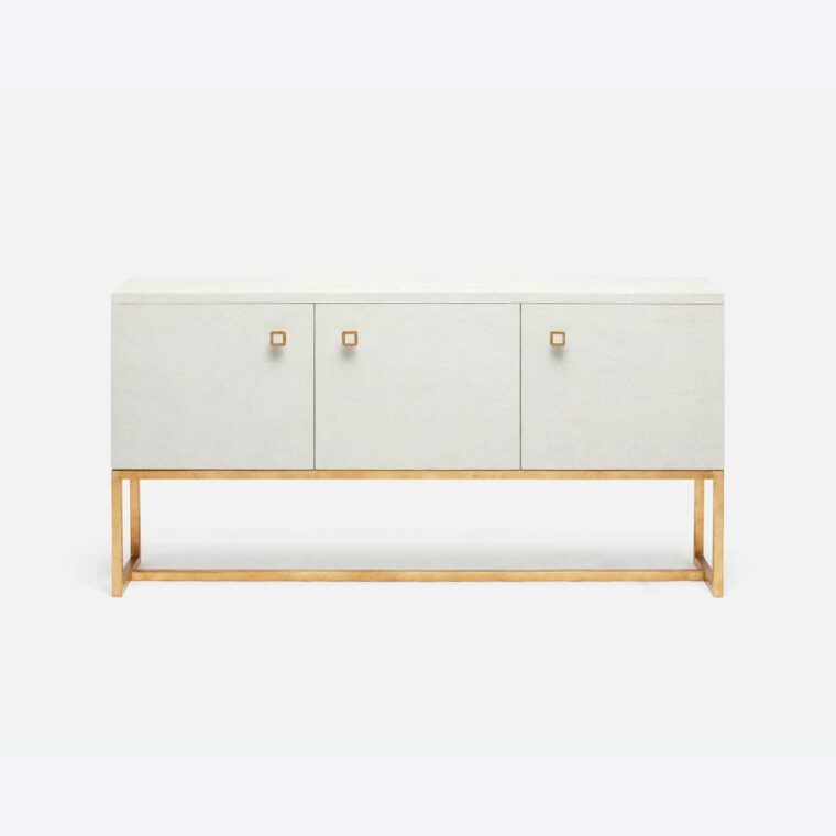 3 Door Kincaid Faux Shagreen Buffet