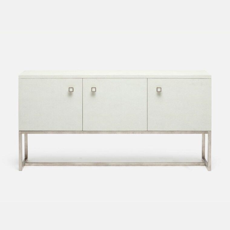 3 Door Kincaid Faux Shagreen Buffet - Image 2